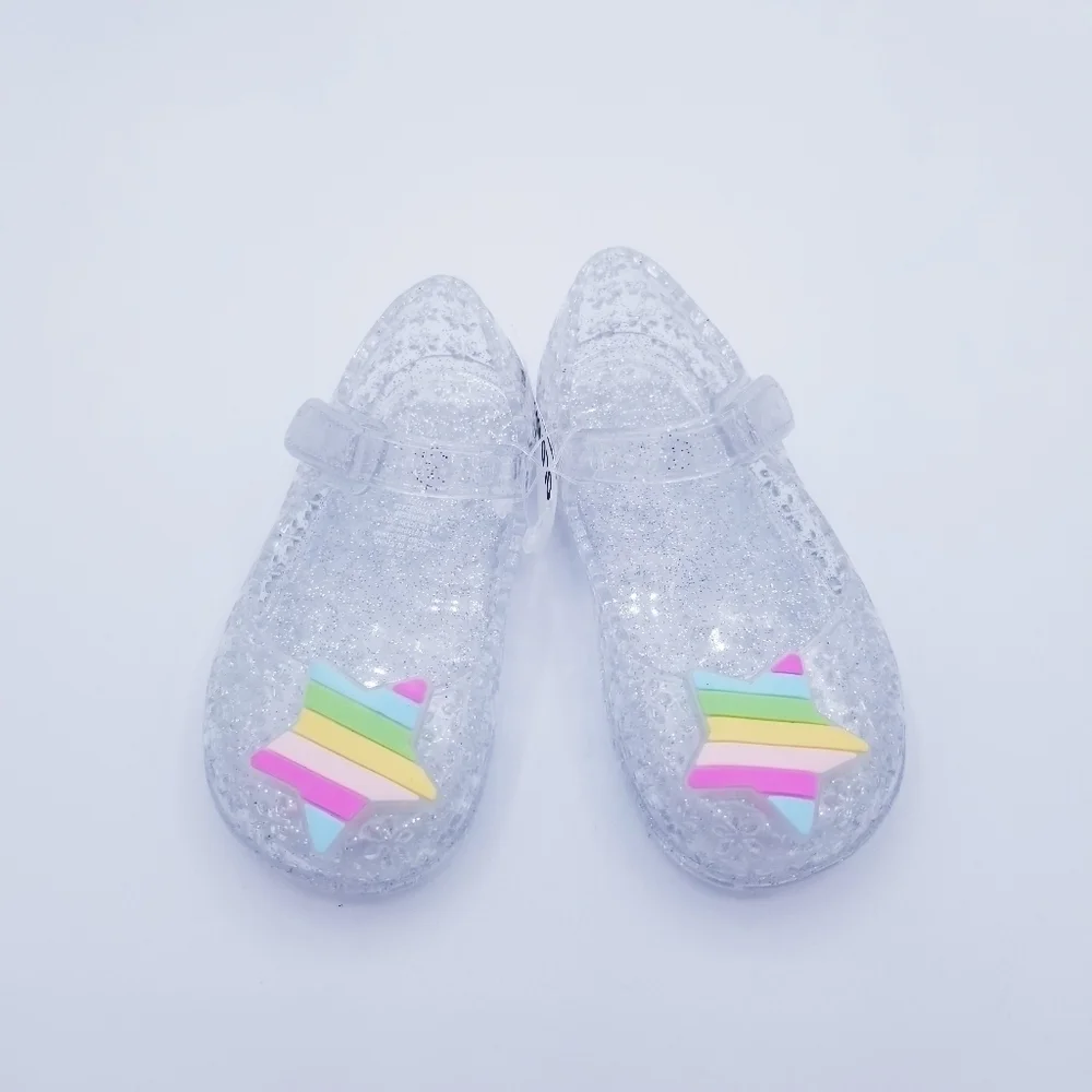 Old Navy Glitter-Jelly Mary Jane Flats for Toddler Girls NWT